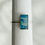 Thumbnail: Sandy Beach Rectangle Stacking Ring in Gold or Silver -sz 7, 8, 9 (017/021)