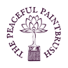 The Peaceful Paintbrush Logo ©️copyrightjoannefarleywebb