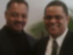 The late Rev. Jessie Jackson and Project Appleseed President Kevin Walker at the Grant Makers in Education Conference