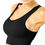 Thumbnail: Mesh Seamless Bra With Cutouts - Black