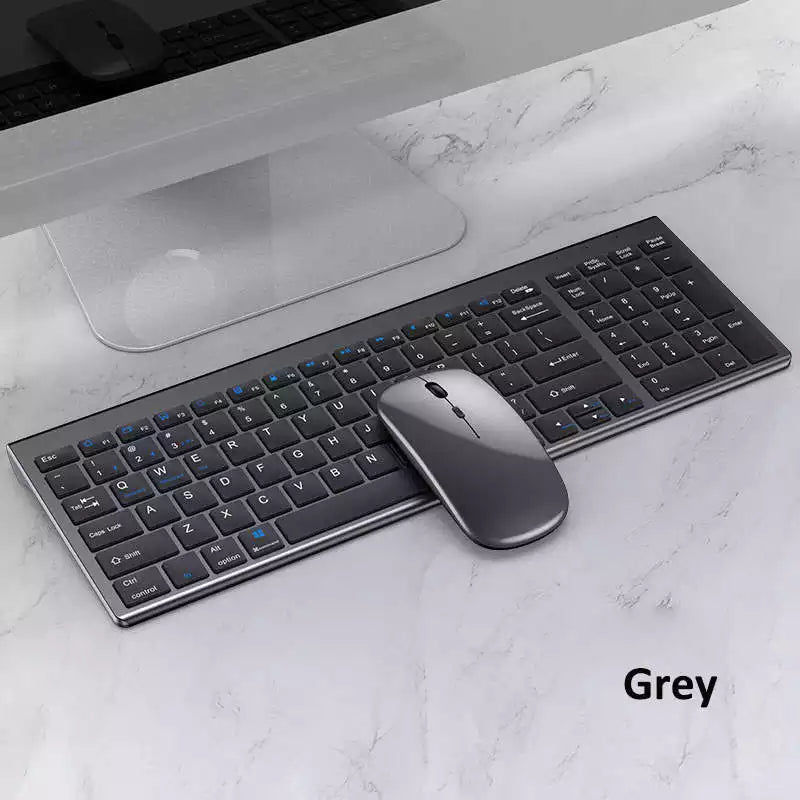 Thumbnail: High quality 2.4G Bluetooth wireless rechargeable mouse keyboard combos