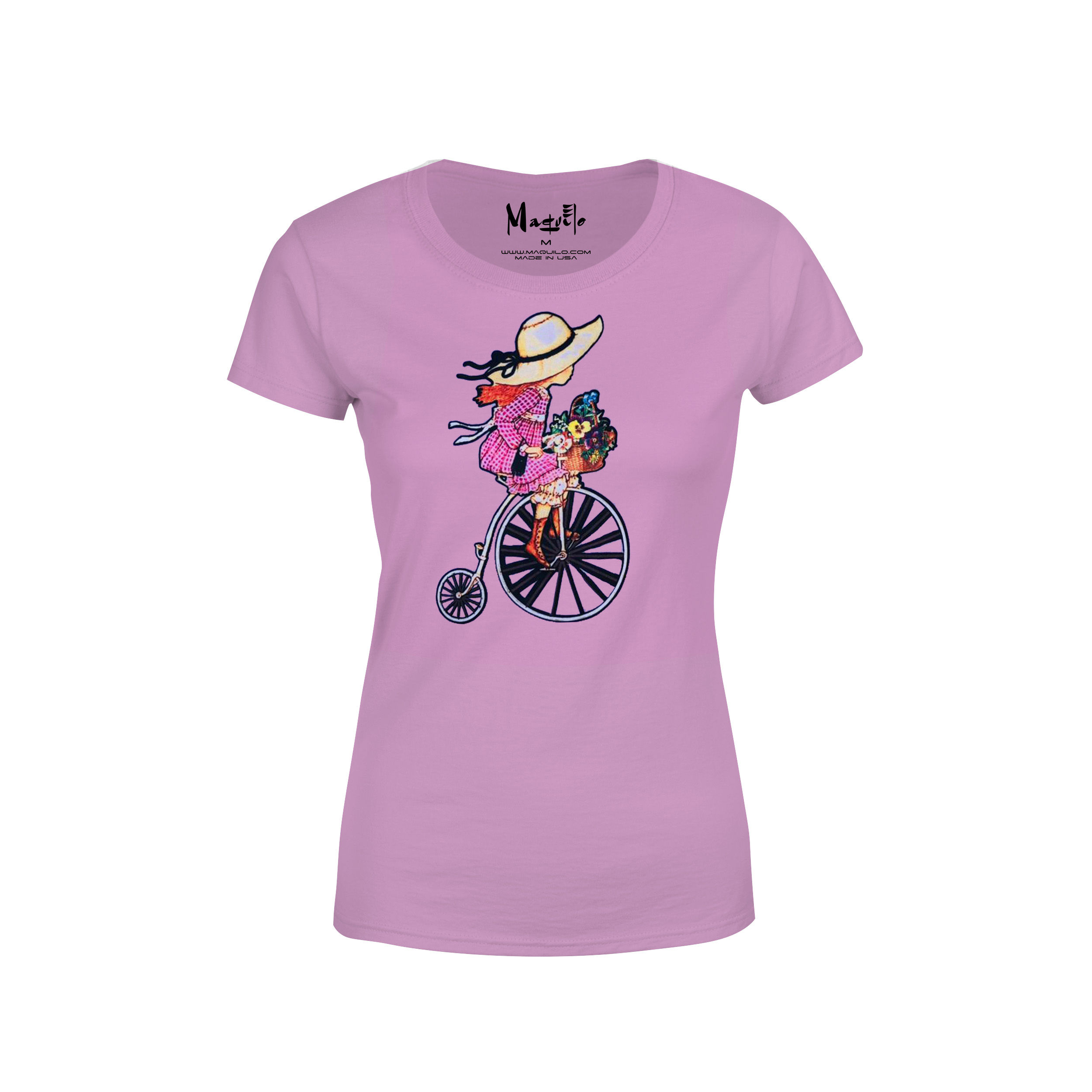 Little Girl in a bike