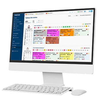 L'interface du tableau des ventes