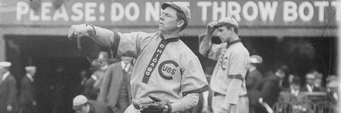 September 19, 1908: Cubs come from behind to win one, tie another. Also, humans with whale teeth.