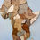 Thumbnail: Wooden africa map decor