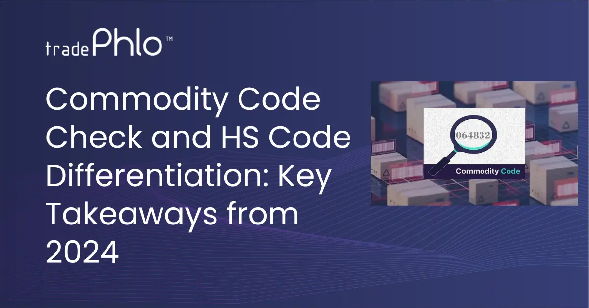 Commodity Code Check and HS Code Differentiation: Key Takeaways from 2024