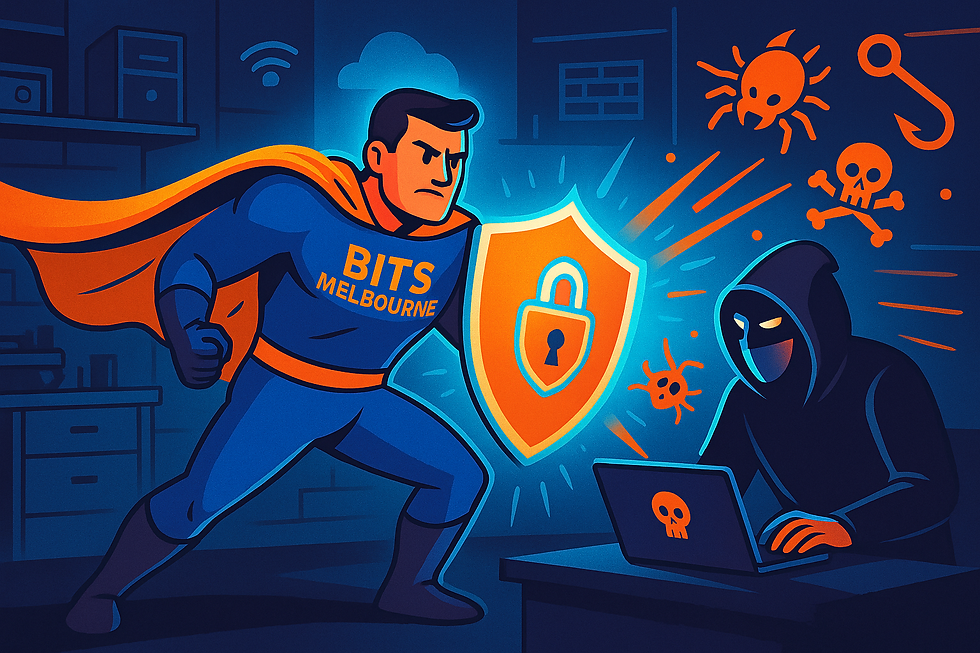 BITS Melbourne Super Hero Fighting Cyber Criminal.png