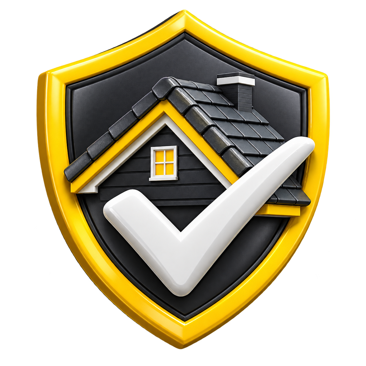Shield representing fully insured roofing services