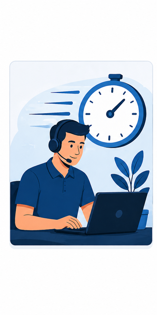 Fast response times IT support Ravenhall technician assisting users quickly in a modern business environment
