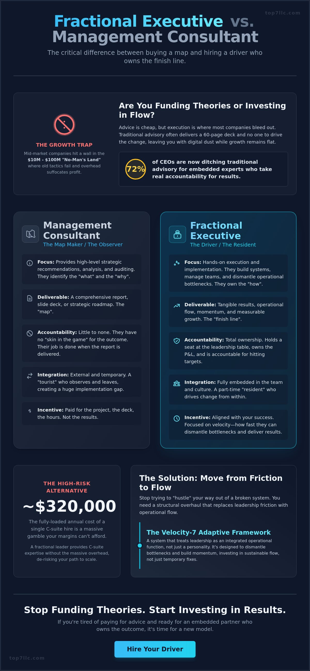 Fractional executive vs management consultant