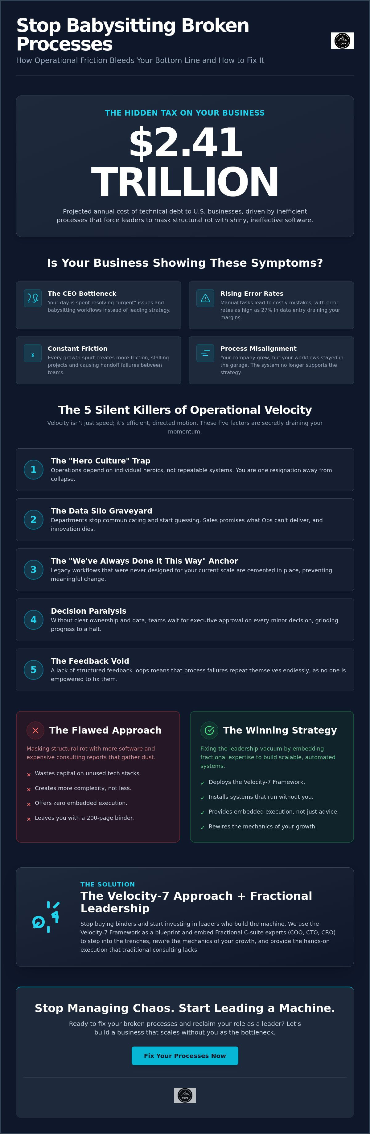 How to fix broken business processes