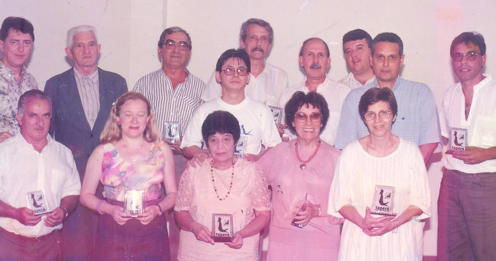 Desdêmona (ao centro) na comemoração de um aniversário de “O Liberal” (1961)