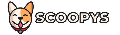 Scoopy’s pet-waste removal dog logo