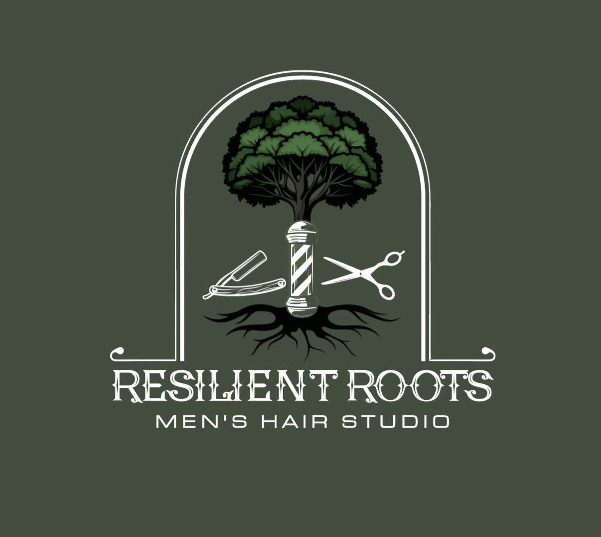 Resilient Roots Men's Hair Studio logo