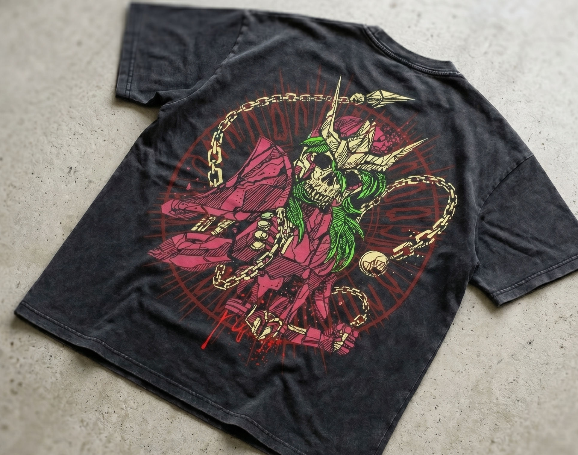 Andromeda Shun "Nebula Chain" Mineral Wash Tee