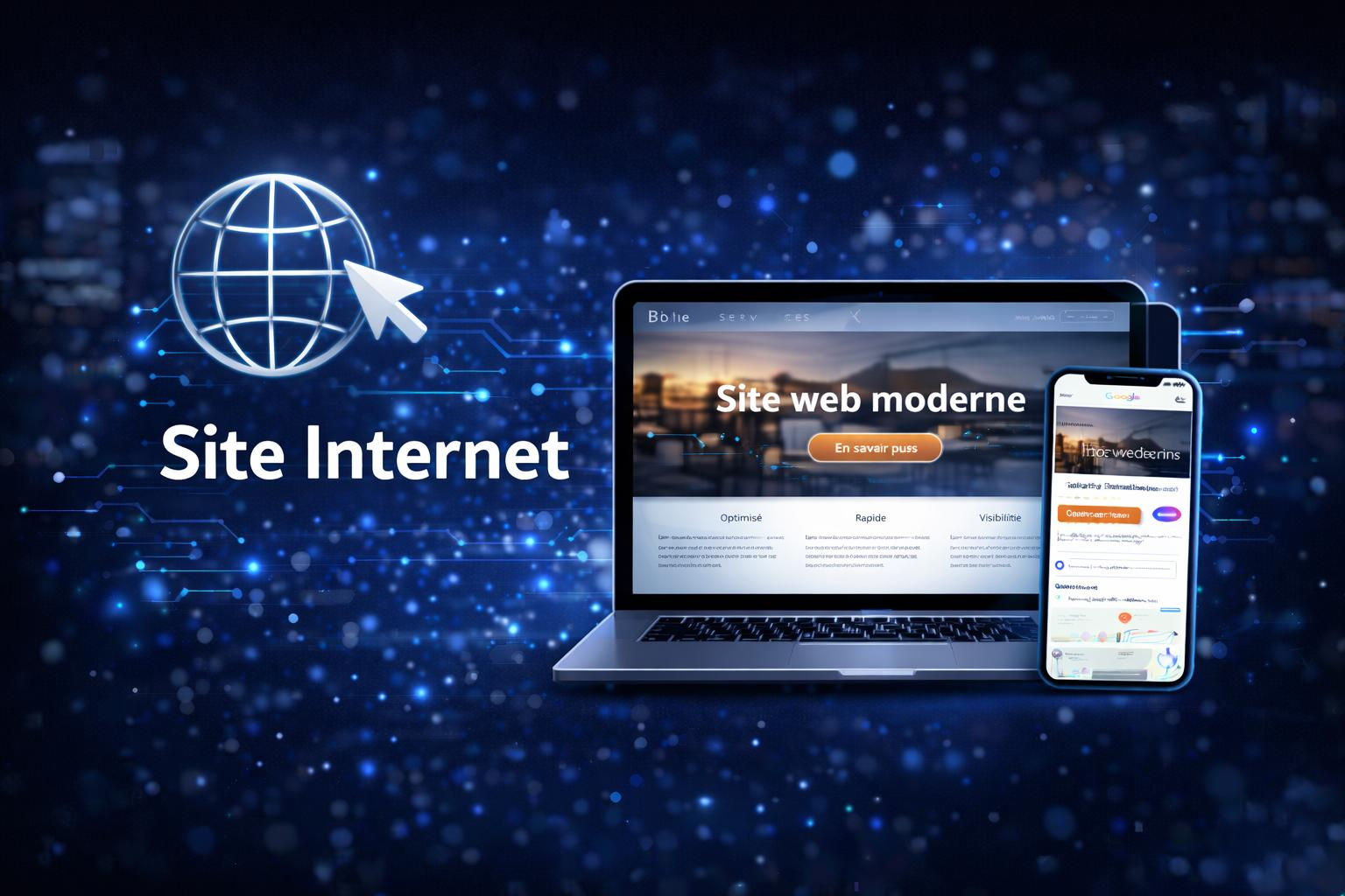 SITE INTERNET VITRINE - PACK LANCEMENT SOLO