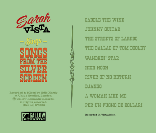 Songs Of The Silver Screen - CD Album | Sarah Vista