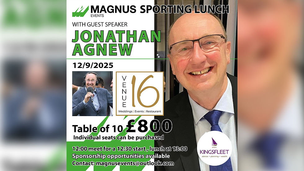 Magnus Events - Jonathan Agnew