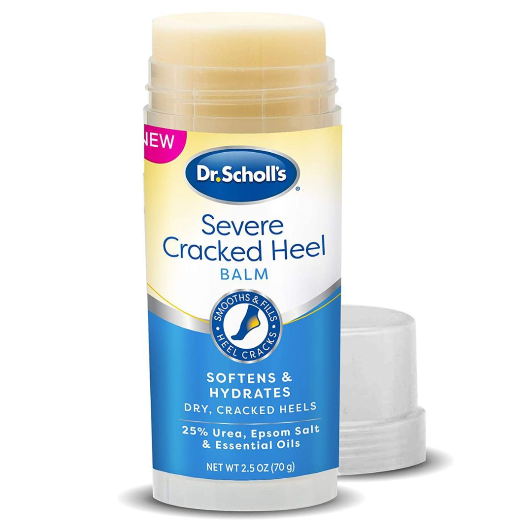 Dr. Scholl's Cracked Heel Repair Balm 2.5oz, with 25% Urea for Dry Cracked Feet