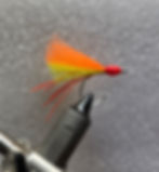 Hand tied flies for surf fishing for pompano