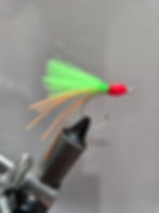 Hand tied flies for surf fishing for pompano