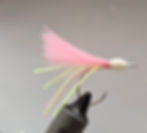 Hand tied flies for surf fishing for pompano