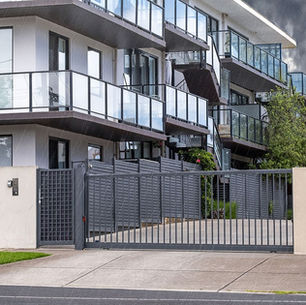 automated gate with integrated access control