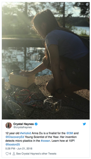 12-Year-Old Girl Creates Robot That Detects Plastic In Our Oceans