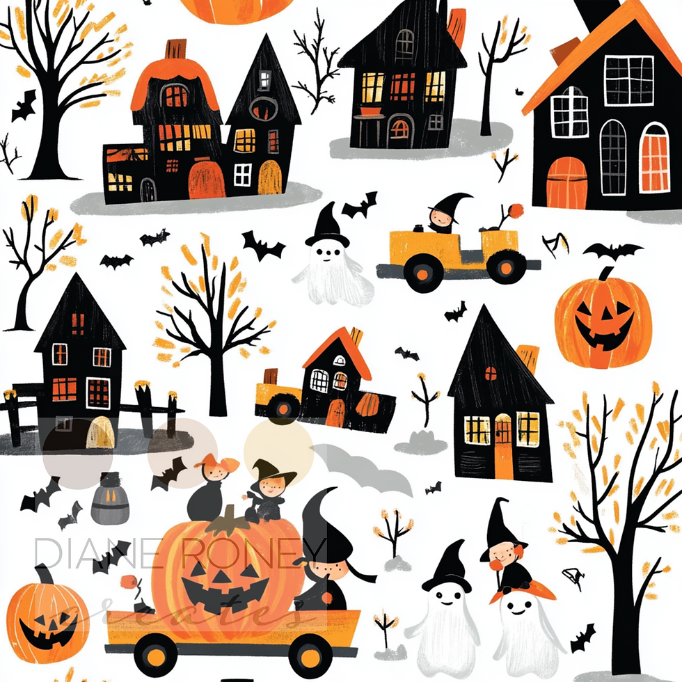 Thumbnail: Kid-Friendly Halloween Background Bundle – 12 High-Resolution Designs