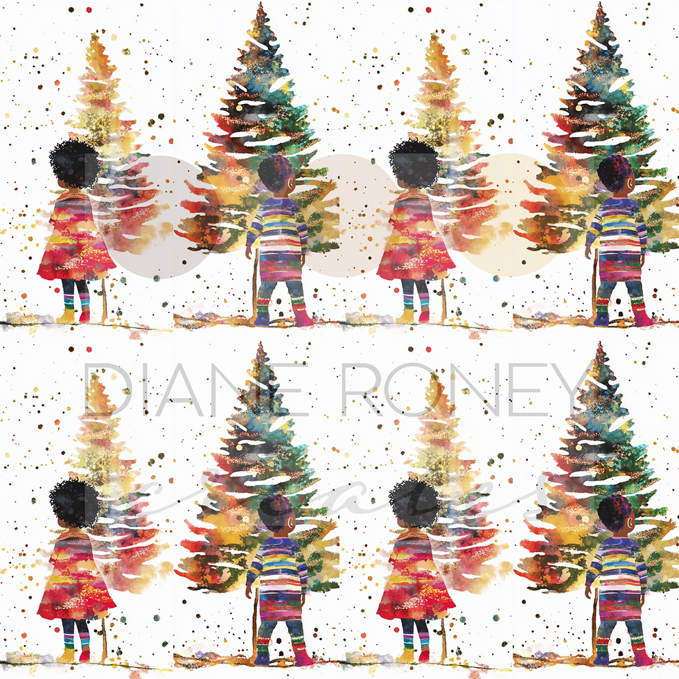 Thumbnail: Joyful Christmas Wonderland Digital Paper