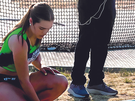 L’atleta balaguerina Mariona Marqués en la sisena posició de Catalunya en al prova dels 400 metres