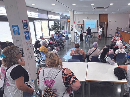Sessió d’envelliment actiu del Servei De La Mà amb el servei d’Atenció Primària de Balaguer