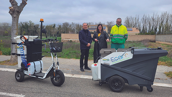 La Paeria de Balaguer fa proves de neteja amb una nova maquinària més eficient