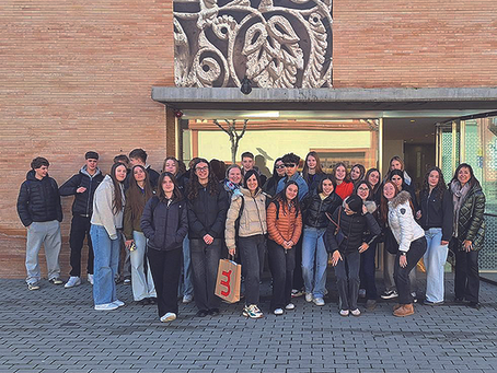 Professors i alumnes de Letònia a l’Institut Almatà de Balaguer