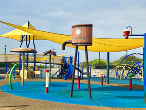 Touring NY | Tobay Beach Spray Park and Sand Playground