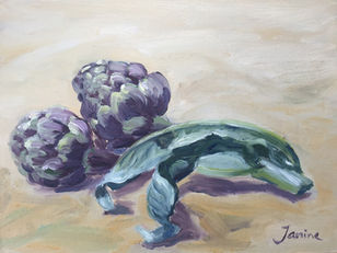 artisjokkenschilderij, artisjokken