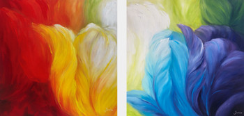 Colors of Passion, rainbowpainting, tulip painting, LHBTI