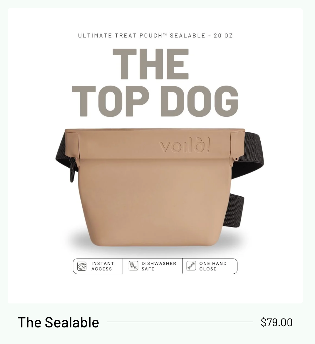Voila Pets Ultimat Treat Pouch Sealable (Pick Up Only)