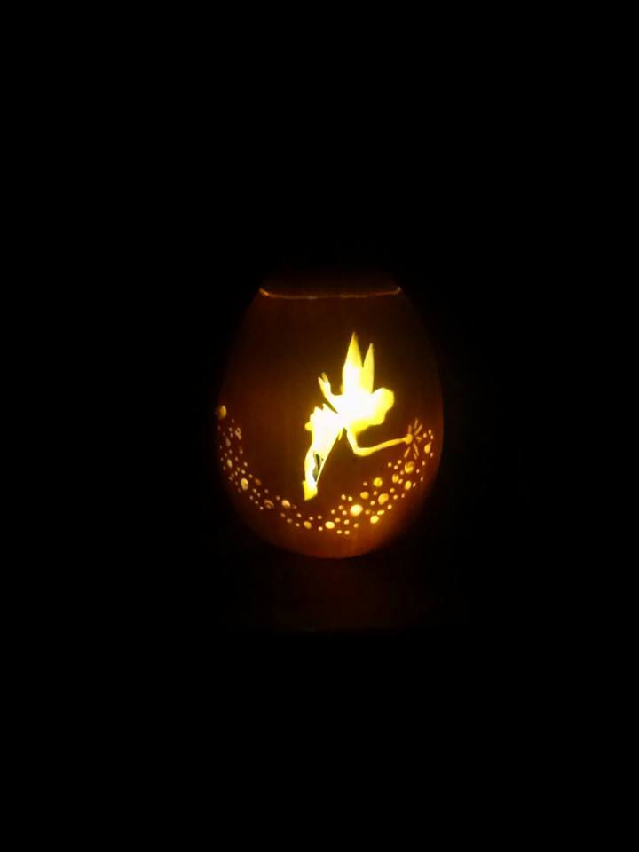 FAIRY CARVED PUMPKIN