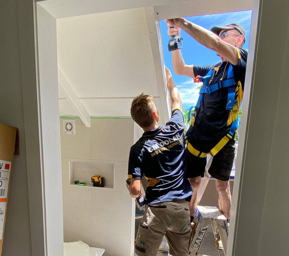 Installation of Velux window
