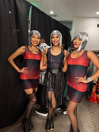 Electric Turquoise Dance Performance For Sky Eagle Fashion Show