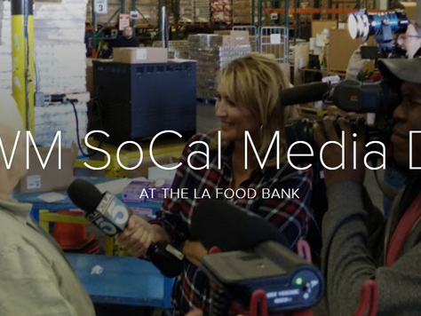AWM SoCal Media Day at the LA Food Bank