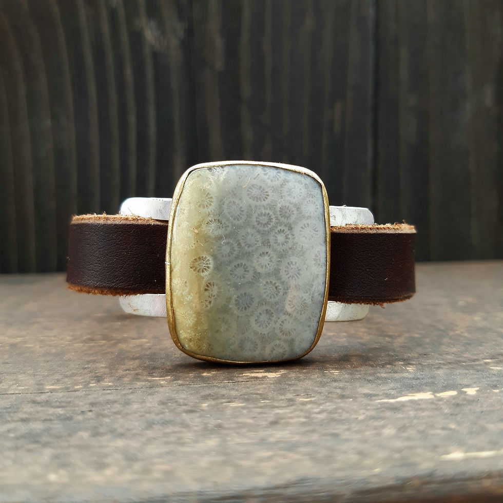 Fossil Coral Watch Band