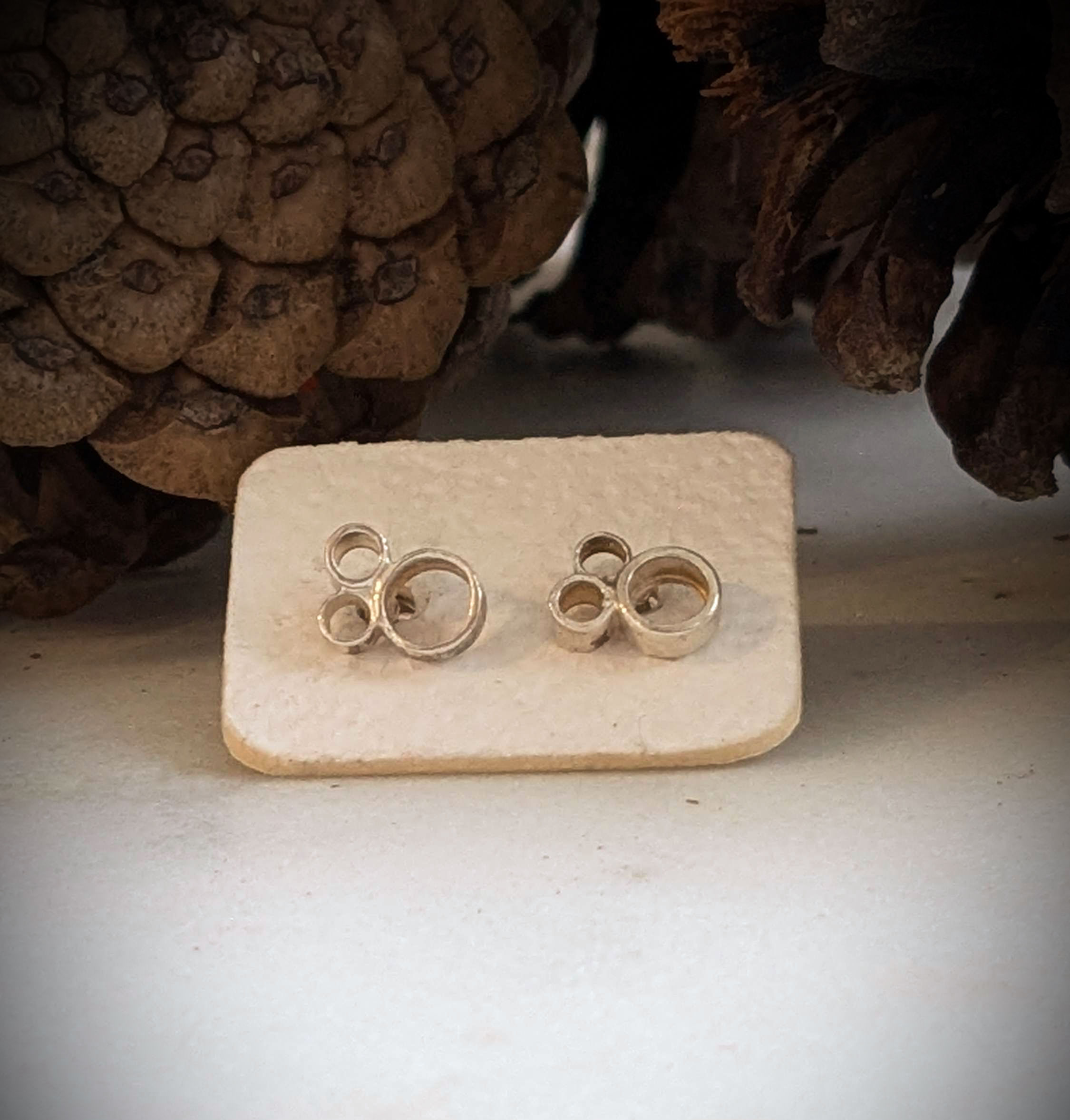 Sterling Circle Earrings