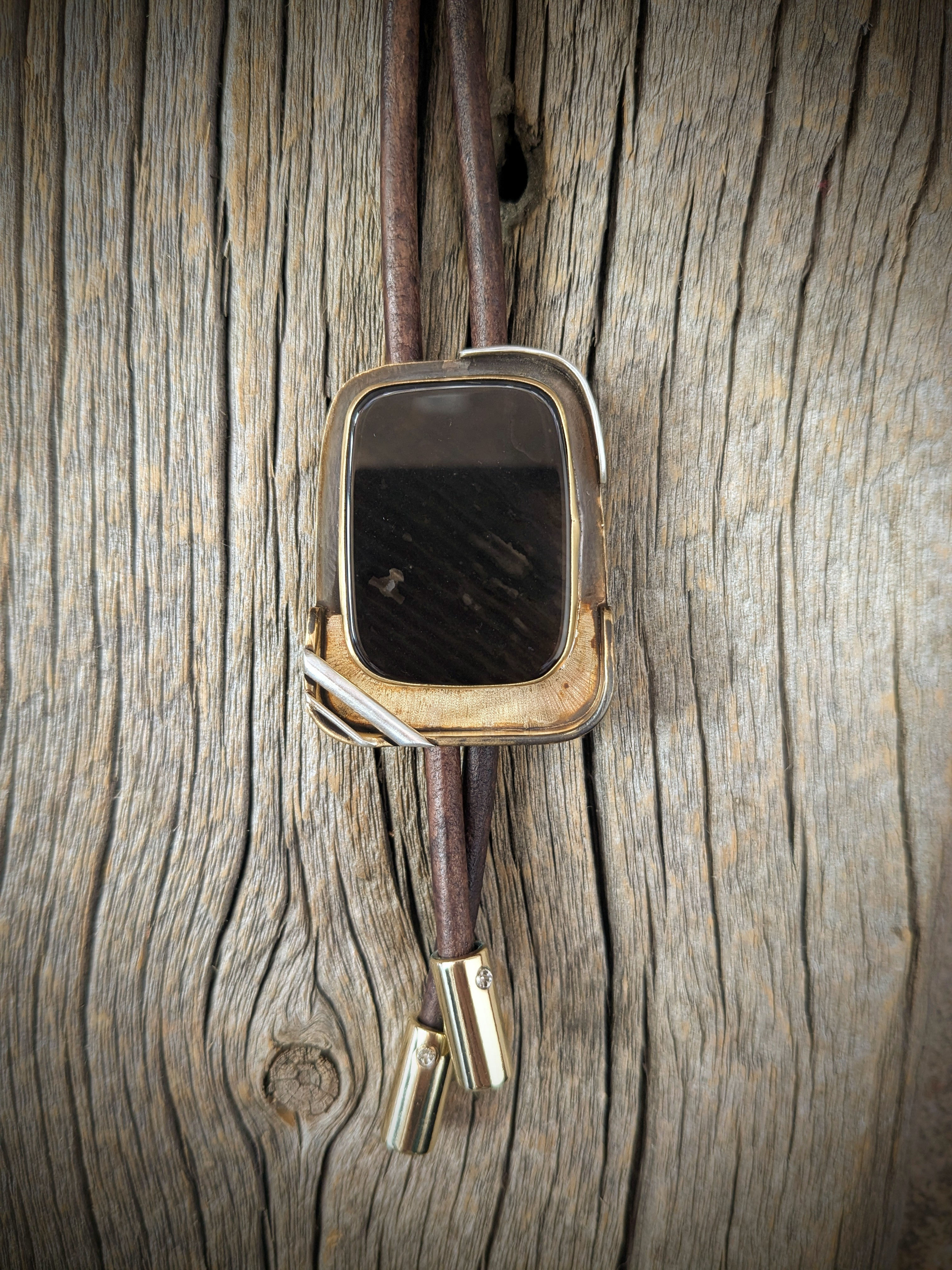 Wyoming Petrified Wood Bolo