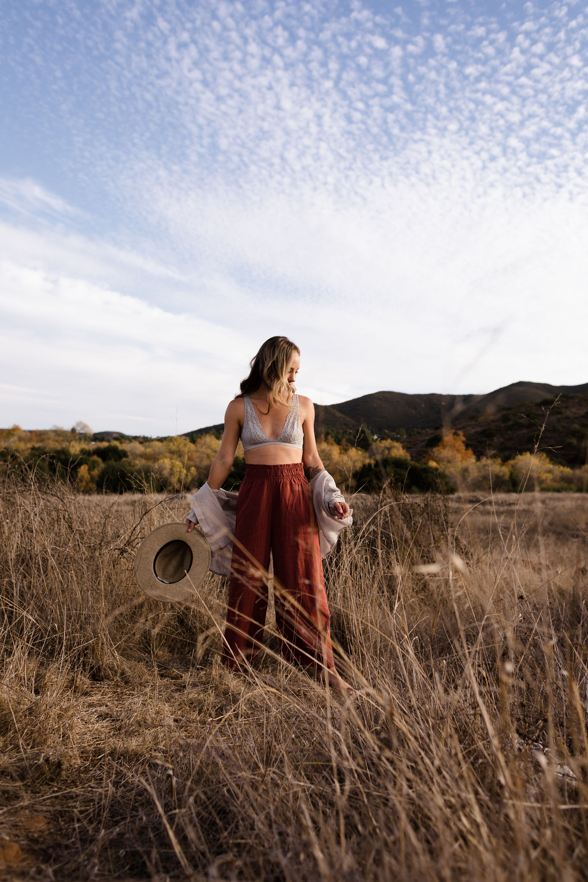 bohemian outdoor san diego boudoir portraits