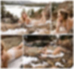 colorado winter boudoir portraits in the snow