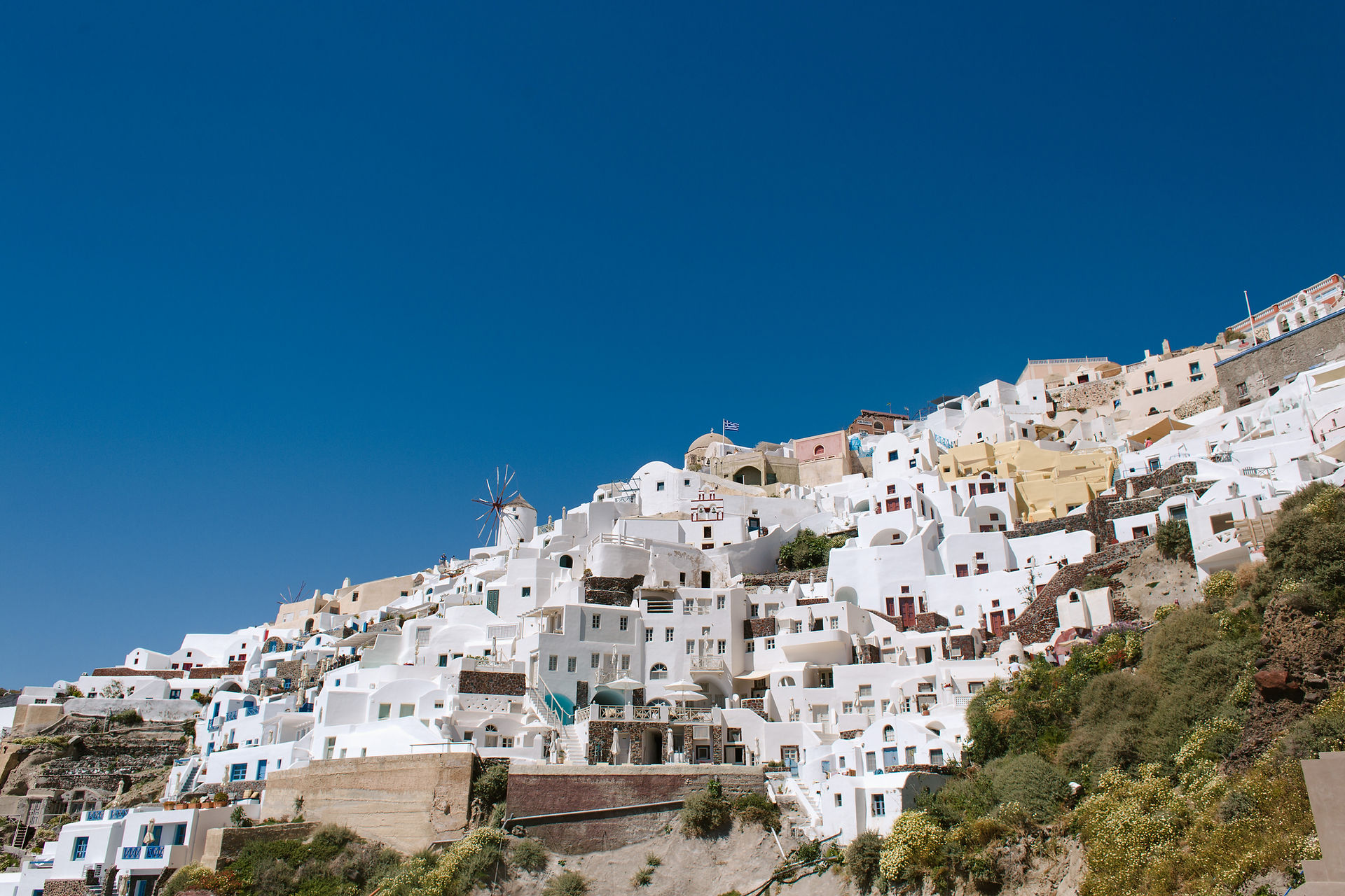 san diego photographer travel in santorini for elopement wedding and portraiture. Destination adventure wedding photography 