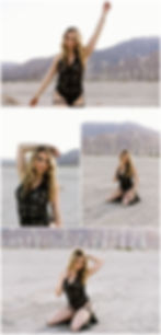 edgy bohemian desert boudoir portraits in palm springs