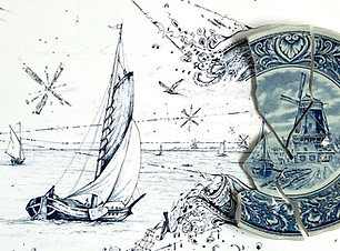 Fragmented in Blue with Windmills, Gulls and Ships.jpg